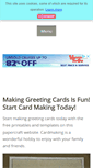 Mobile Screenshot of making-greeting-cards.com